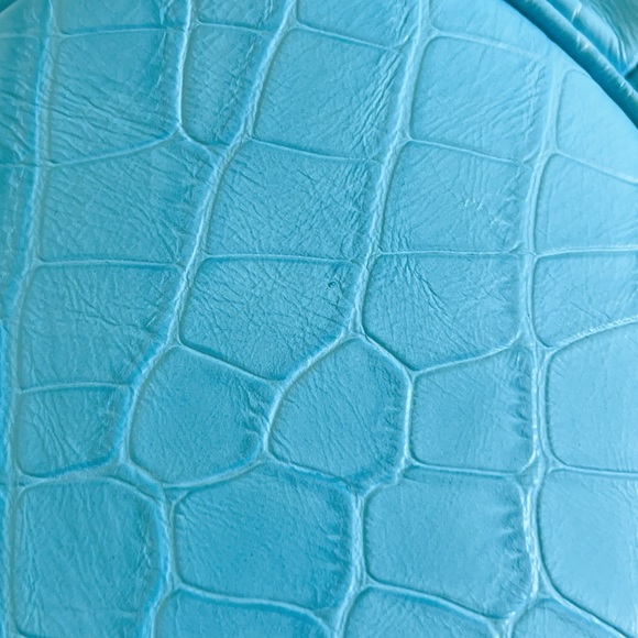 Authentic Balenciaga women's  Le Cagole Xs Bucket Bag Crocodile Embossed - Picture 9 of 16